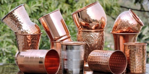 Copper glass